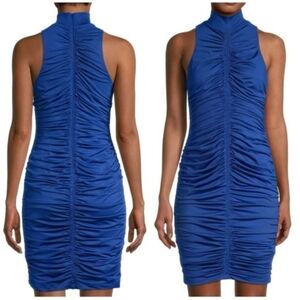 NWT Nordstrom Cobalt Blue Ruched Dress